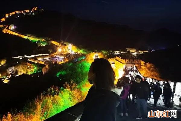 八达岭长城夜景最佳观赏地点