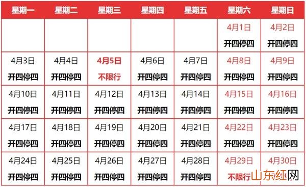 广州4月限行时间2023
